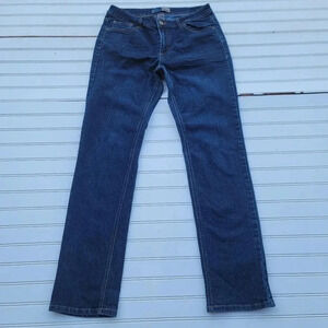 Beau Jeans Mid Rise Straight Womens 30 x 31 Blue Stretch Denim Sz 8